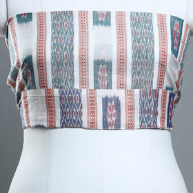 Multicolor - handmade cotton sambalpuri ikat blouse piece