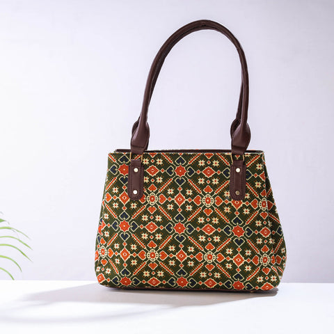 Mqulticolor Handmade Cotton Shoulder Bag