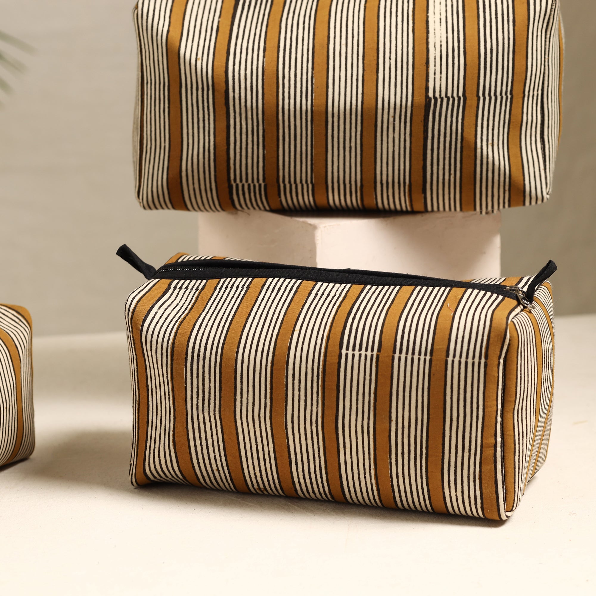  Handmade Cotton Toiletry Bags (Set of 3) 134 