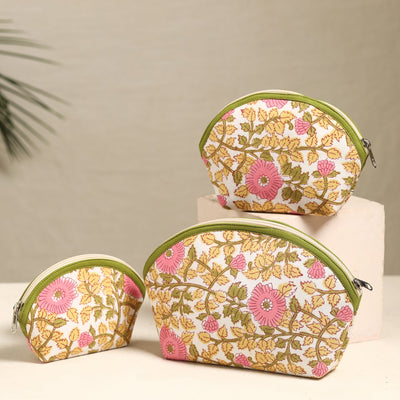 Handmade Cotton Toiletry Bags (Set of 3) 172 