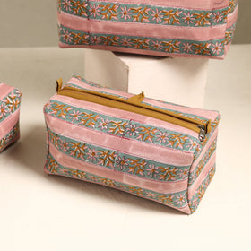  Handmade Cotton Toiletry Bags (Set of 3) 52 