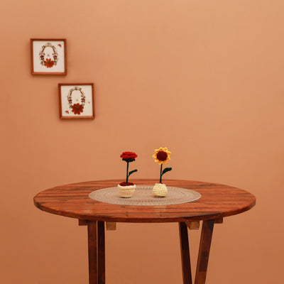 Handmade crochet flower pots (set of 2) 17 - handcrafted