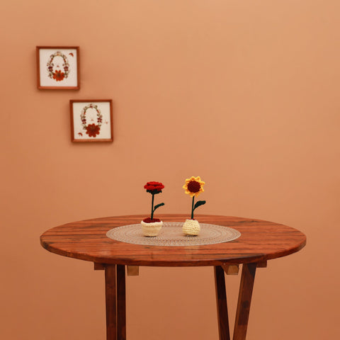 Handmade crochet flower pots (set of 2) 17 - handcrafted