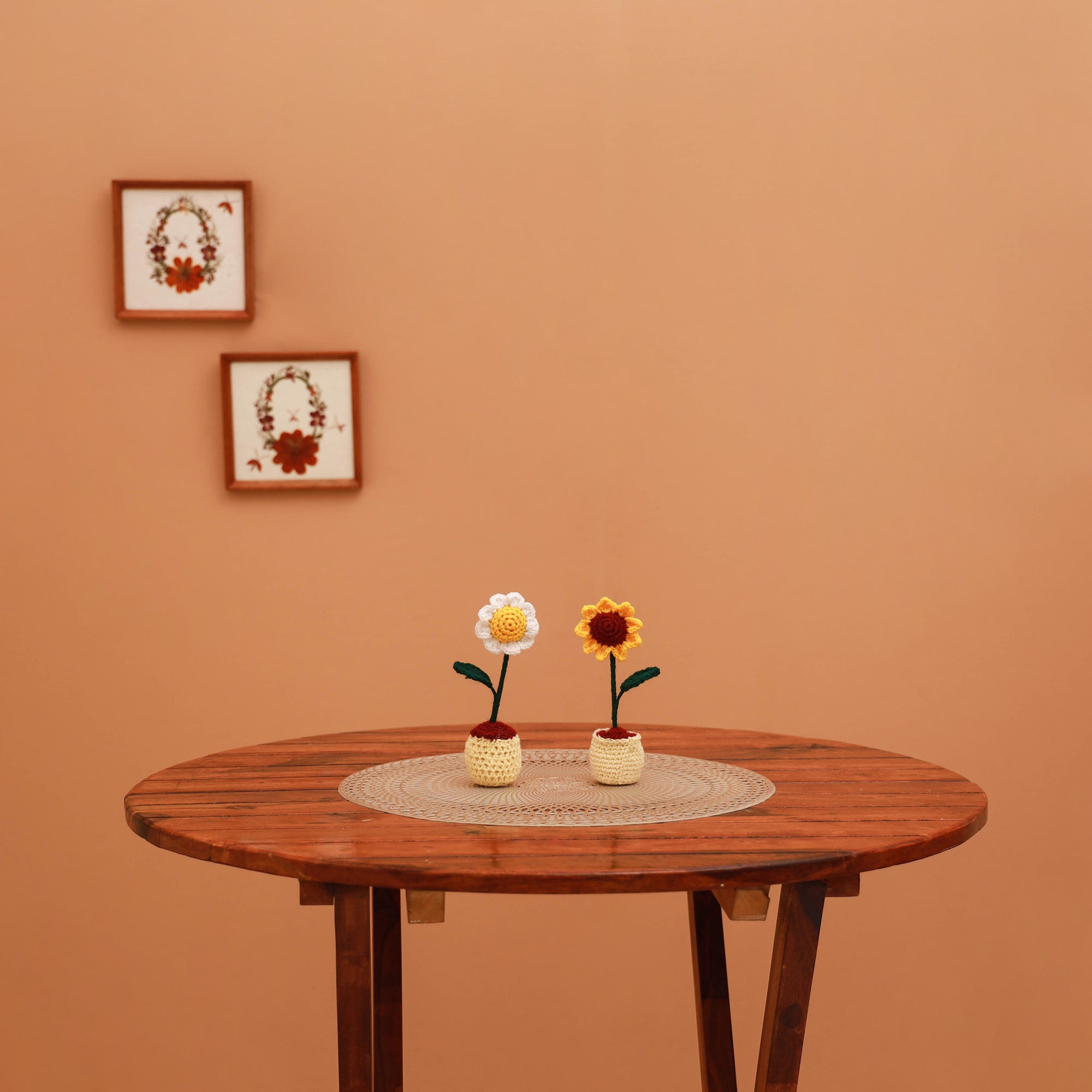 Handmade crochet flower pots (set of 2) 19 - handcrafted