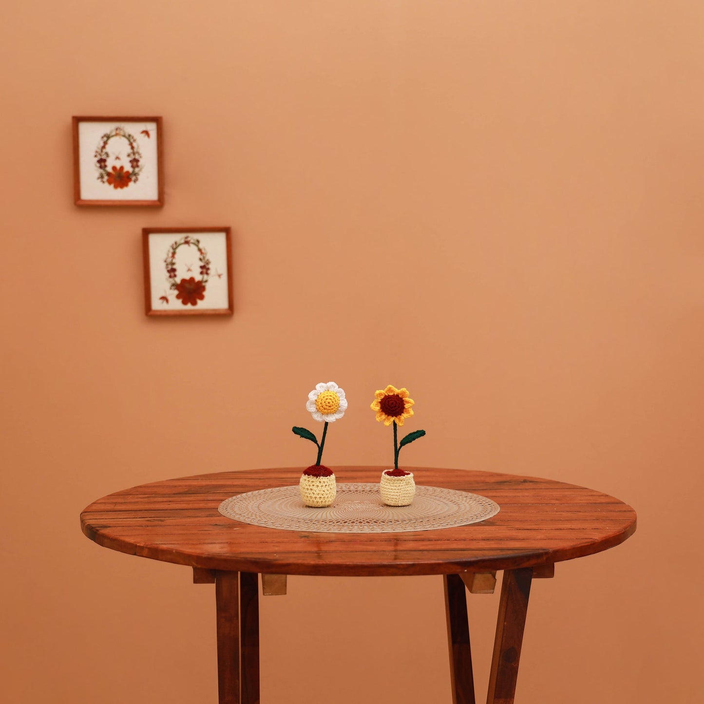 Handmade crochet flower pots (set of 2) 19 - handcrafted