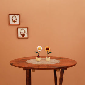 Handmade crochet flower pots (set of 2) 19 - handcrafted