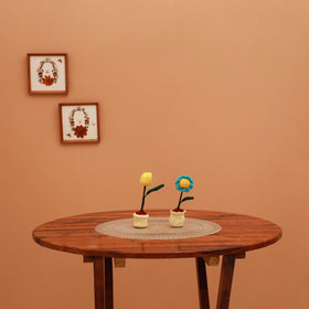 Handmade crochet flower pots (set of 2) 24 - handcrafted