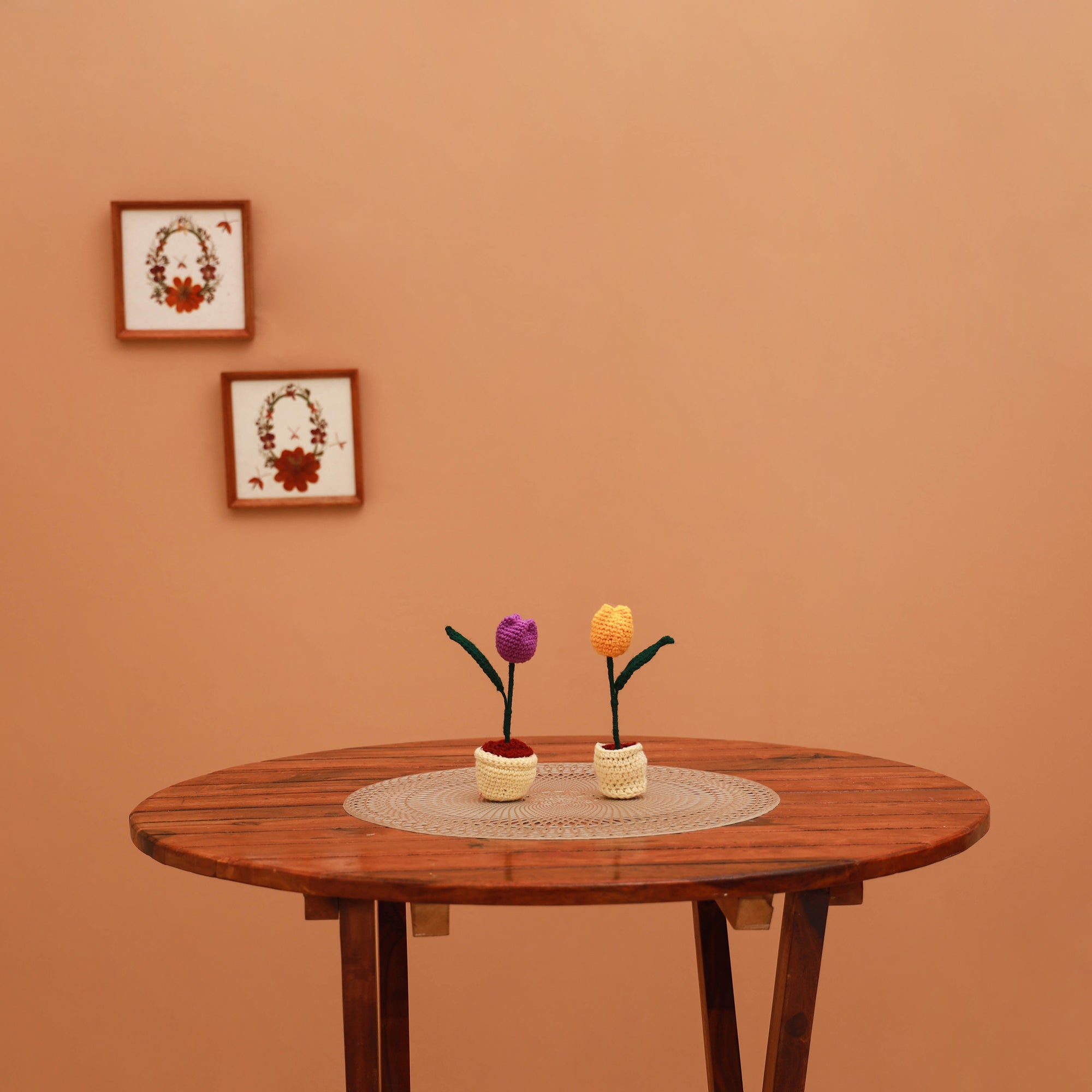 Handmade crochet flower pots (set of 2) 27 - handcrafted