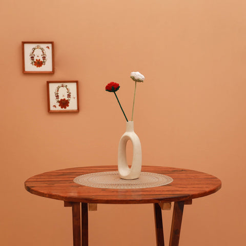 Handmade crochet flower sticks (set of 2) 08 - handcrafted