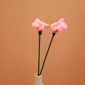 Handmade crochet flower sticks (set of 2) 11 - handcrafted