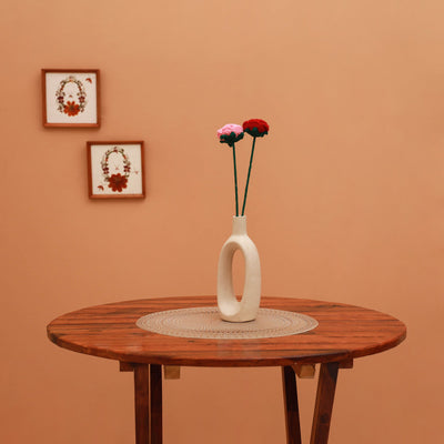 Handmade crochet flower sticks (set of 2) 12 - handcrafted