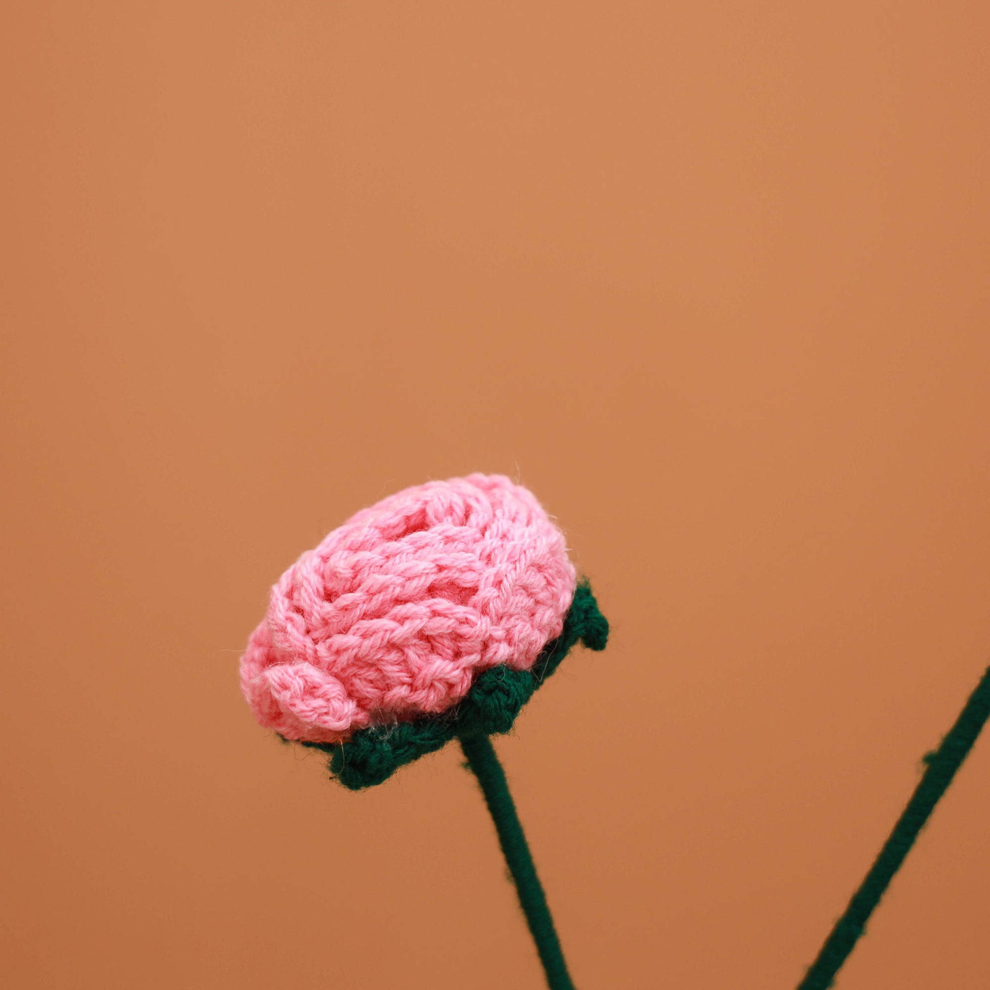 Handmade crochet flower sticks (set of 2) 12 - handcrafted