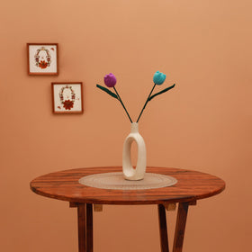 Handmade crochet flower sticks (set of 2) 16 - handcrafted