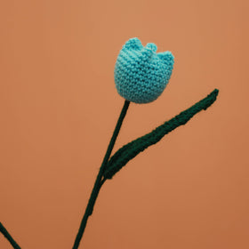 Handmade crochet flower sticks (set of 2) 16 - handcrafted