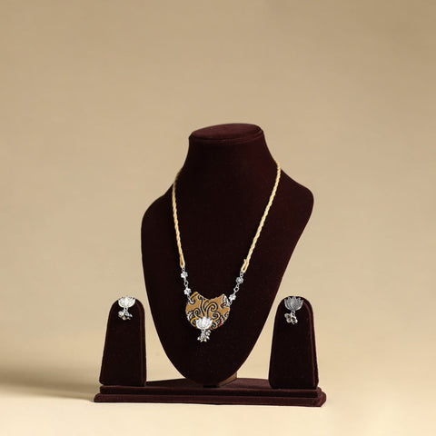 Multicolor - handmade fabart gs necklace set 02