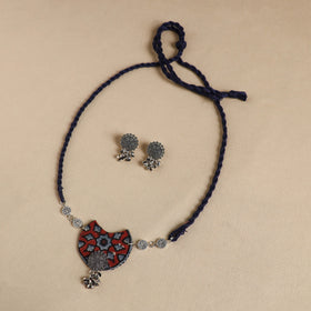 Multicolor - handmade fabart gs necklace set 11