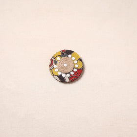 Handmade fabart jute magnet 02 - handcrafted