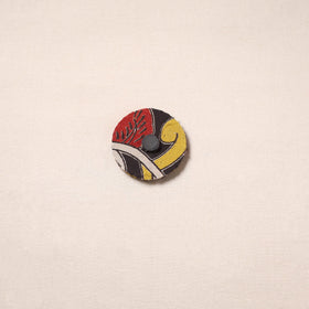 Handmade fabart jute magnet 02 - handcrafted