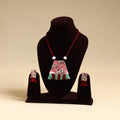 Buy Handmade Fabart Necklace Set