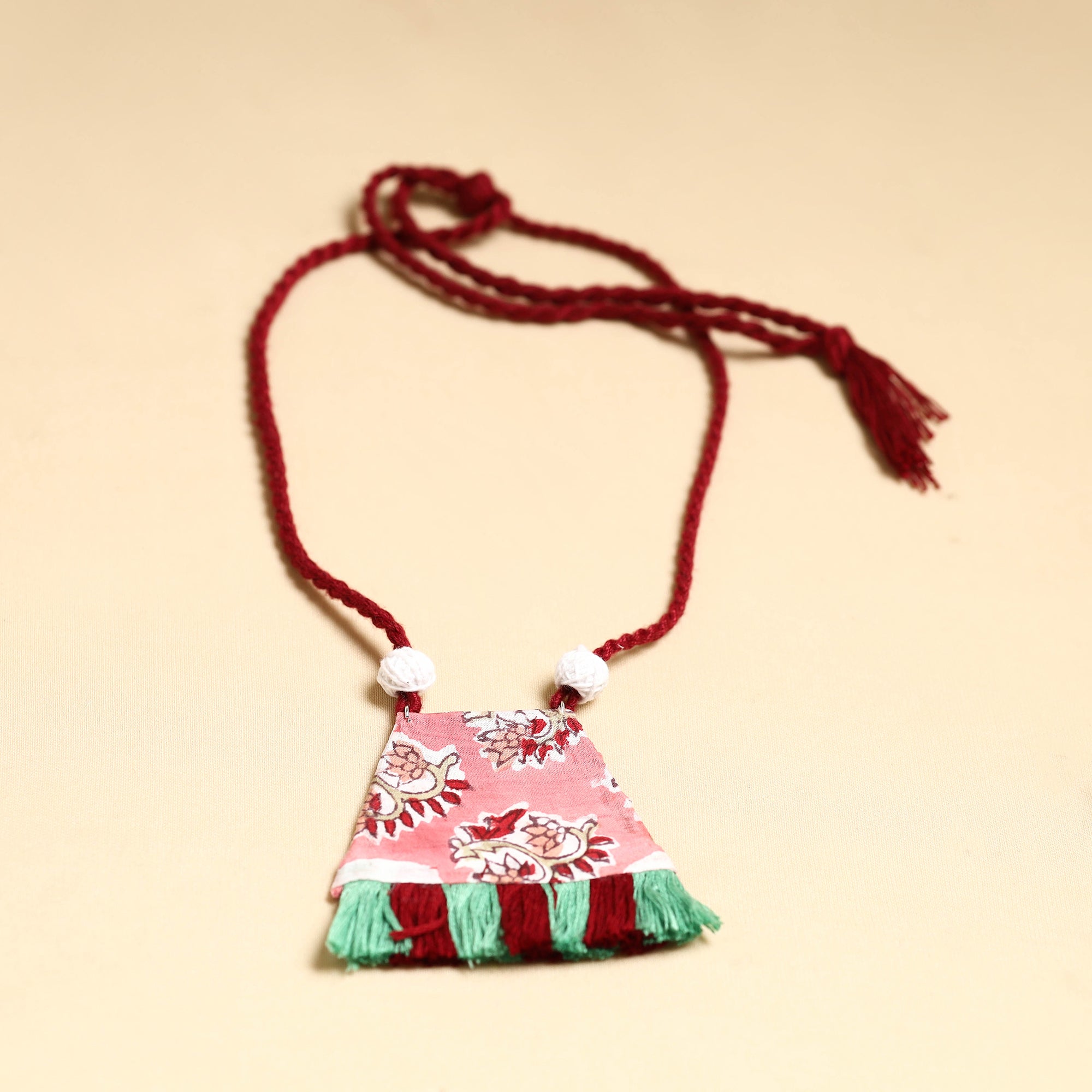 Buy Handmade Fabart Necklace Set