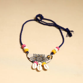 Buy Handmade Fabart Shell Necklace Set