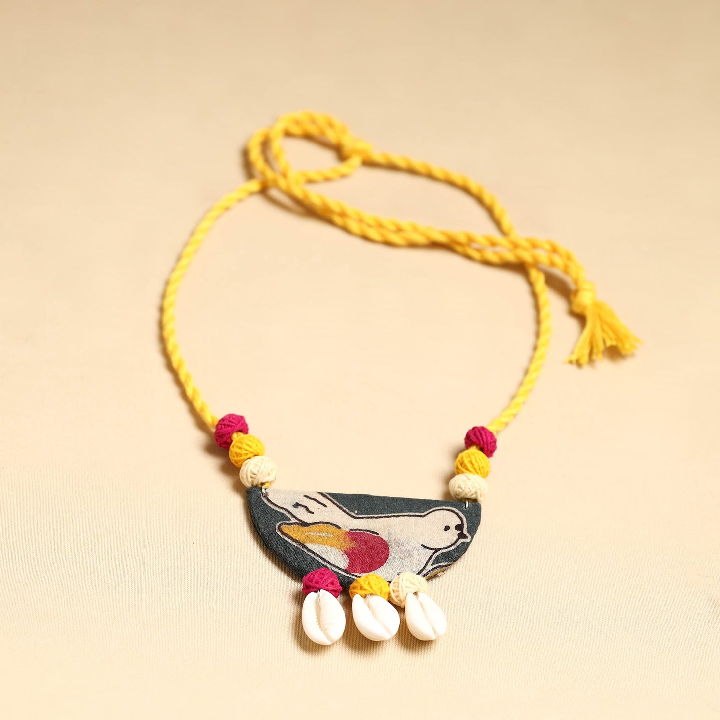 Multicolor - handmade fabart shell necklace set 31