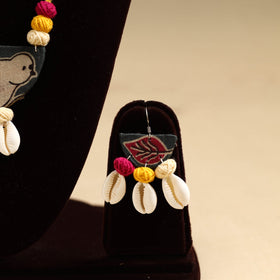 Multicolor - handmade fabart shell necklace set 31