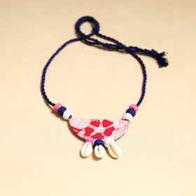 Multicolor - handmade fabart shell necklace set 34