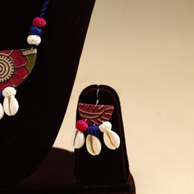 Buy Handmade Fabart Shell Necklace Set