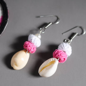 Multicolor - handmade fabart shell work necklace set 01