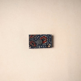 Multicolor - handmade fabart wooden magnet 67 - handcrafted