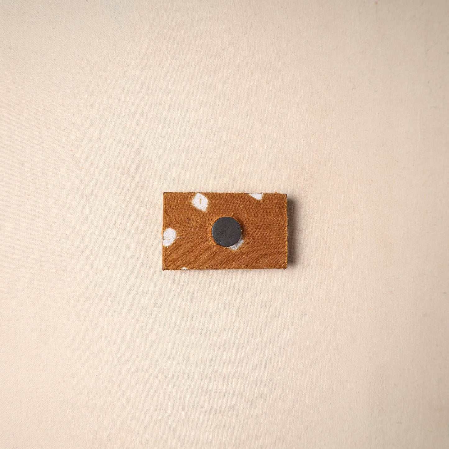 Multicolor - handmade fabart wooden magnet 68 - handcrafted