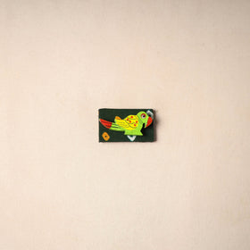 Multicolor - handmade fabart wooden magnet 71 - handcrafted