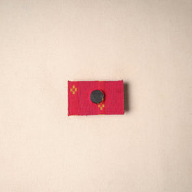 Multicolor - handmade fabart wooden magnet 77 - handcrafted