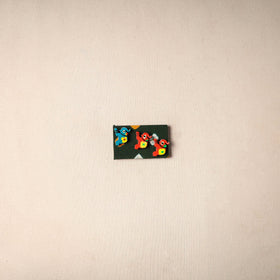 Multicolor - handmade fabart wooden magnet 80 - handcrafted