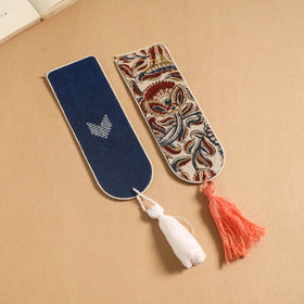 Handmade fabric bookmark with tassel (set of 2) 12