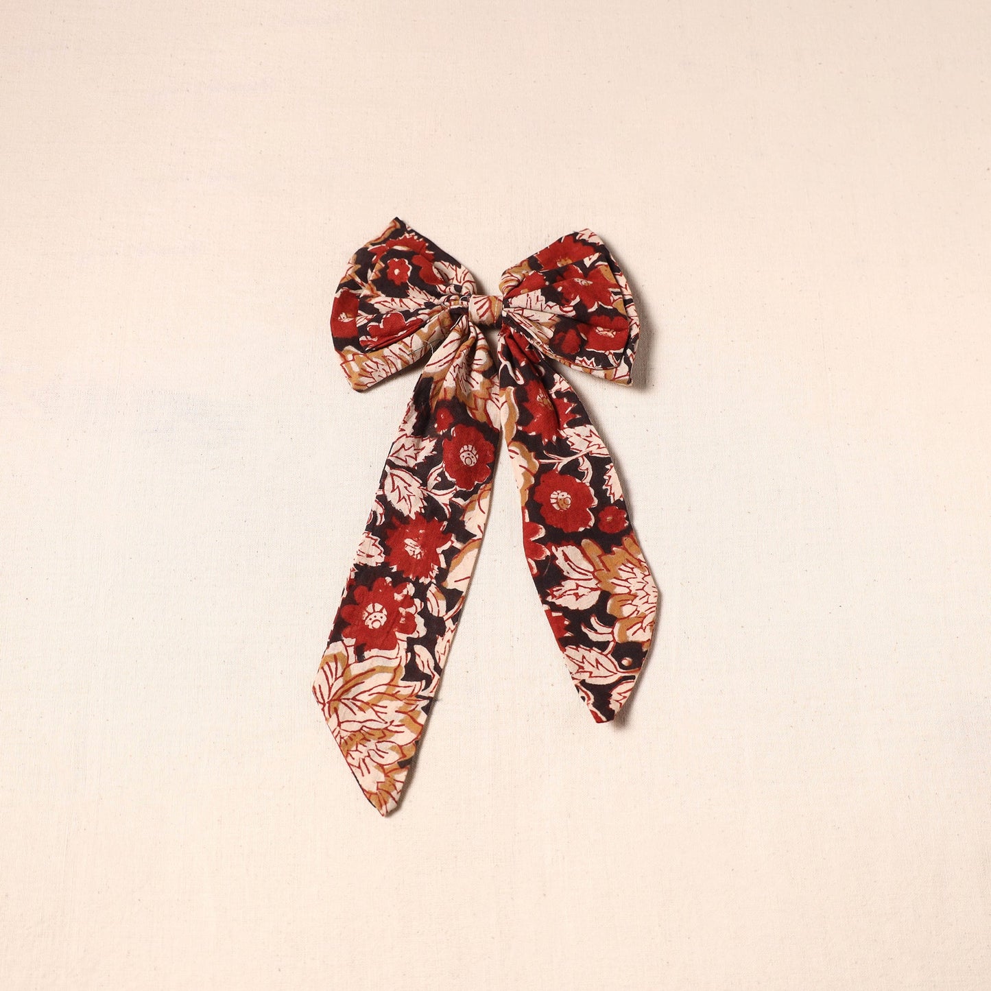 Multicolor - handmade fabric bow hair clip 23 - handcrafted