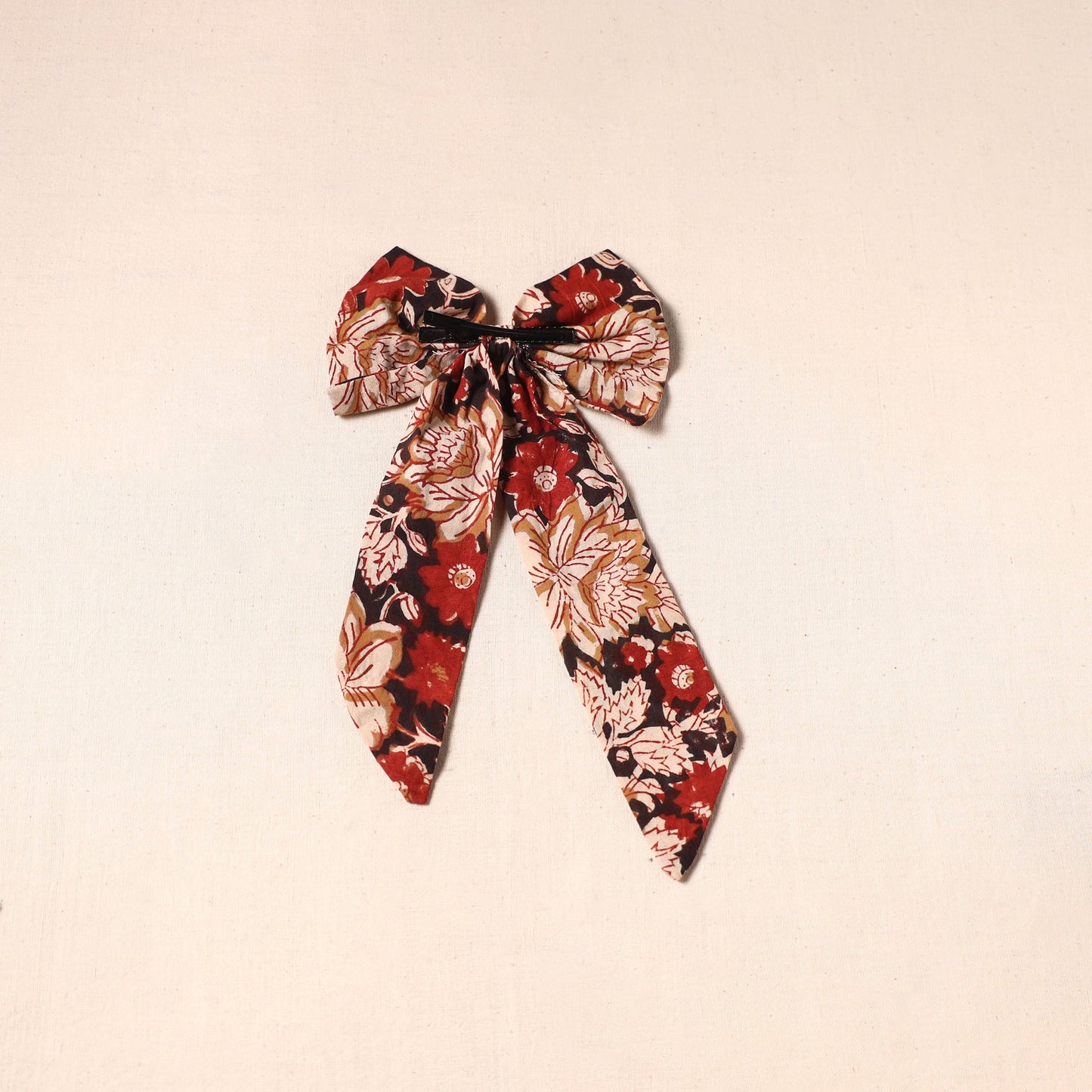 Multicolor - handmade fabric bow hair clip 23 - handcrafted