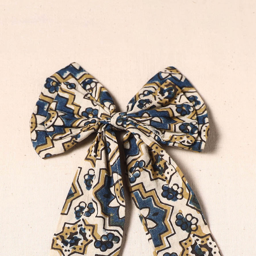 Multicolor - handmade fabric bow hair clip 29 - handcrafted