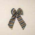 Beige Handmade Fabric Bow Hair Clip