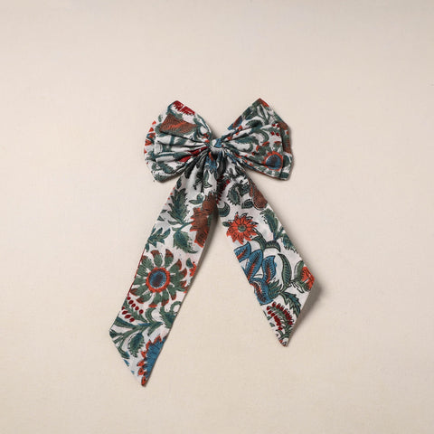 Handmade Fabric Bow Hair Clip