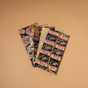 Multicolor - handmade fabric envelopes (assorted set of 5)
