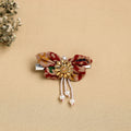 Handmade Fabric Flower Hair Clip Online in India
