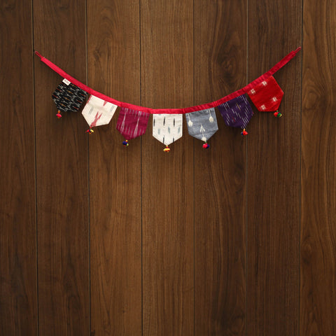 Multicolor - handmade fabric toran for home decor 01