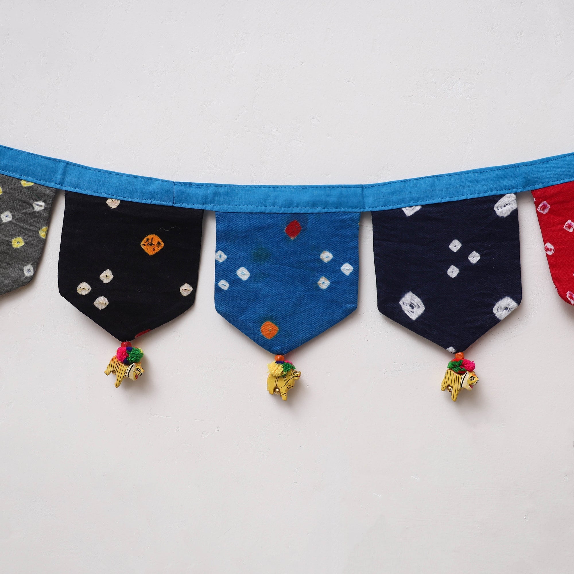 Handmade fabric toran for home decor 01 - handcrafted