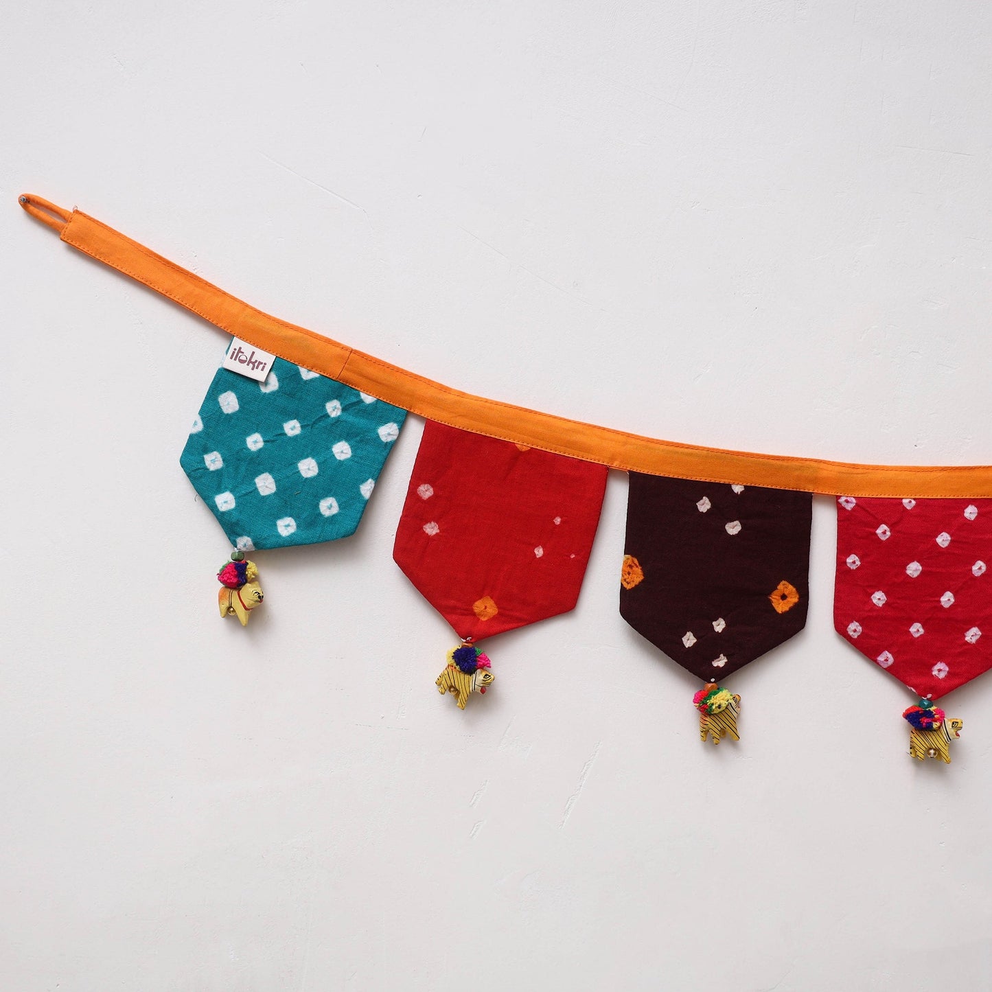 Handmade fabric toran for home decor 02 - handcrafted