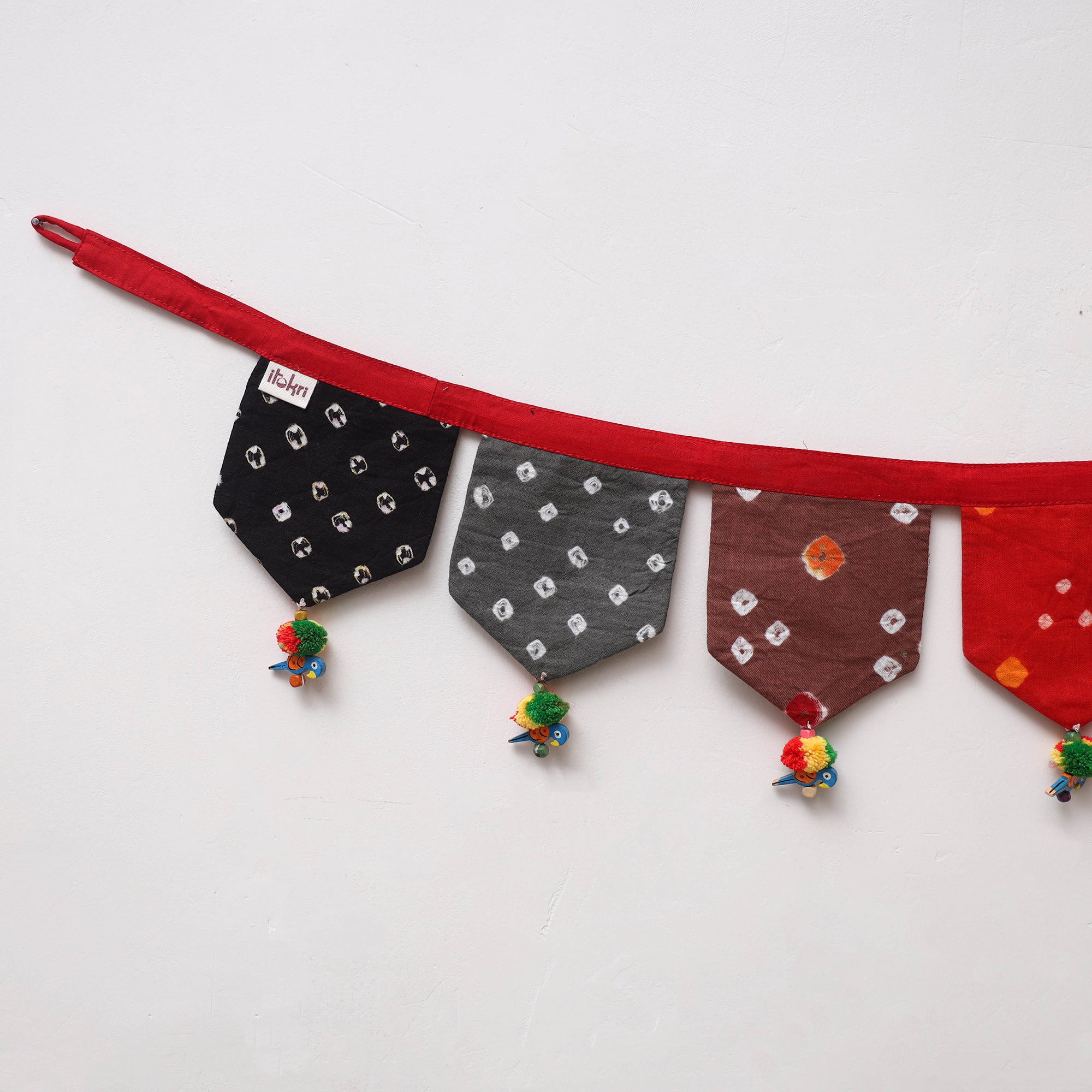 Handmade fabric toran for home decor 05 - handcrafted