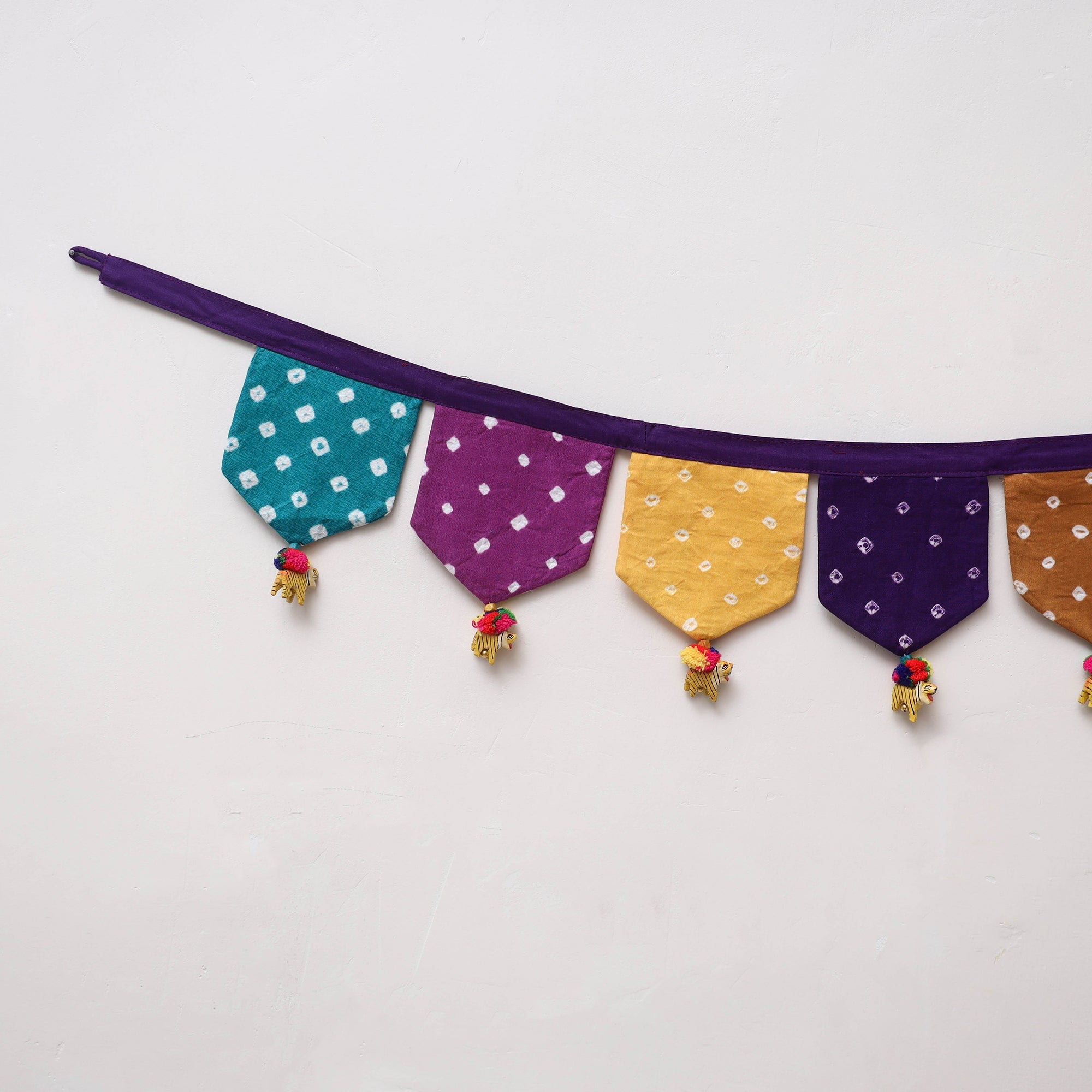 Handmade fabric toran for home decor 07 - handcrafted