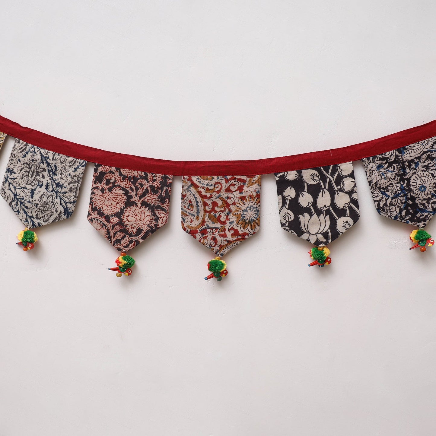 Handmade fabric toran for home decor 12 - handcrafted