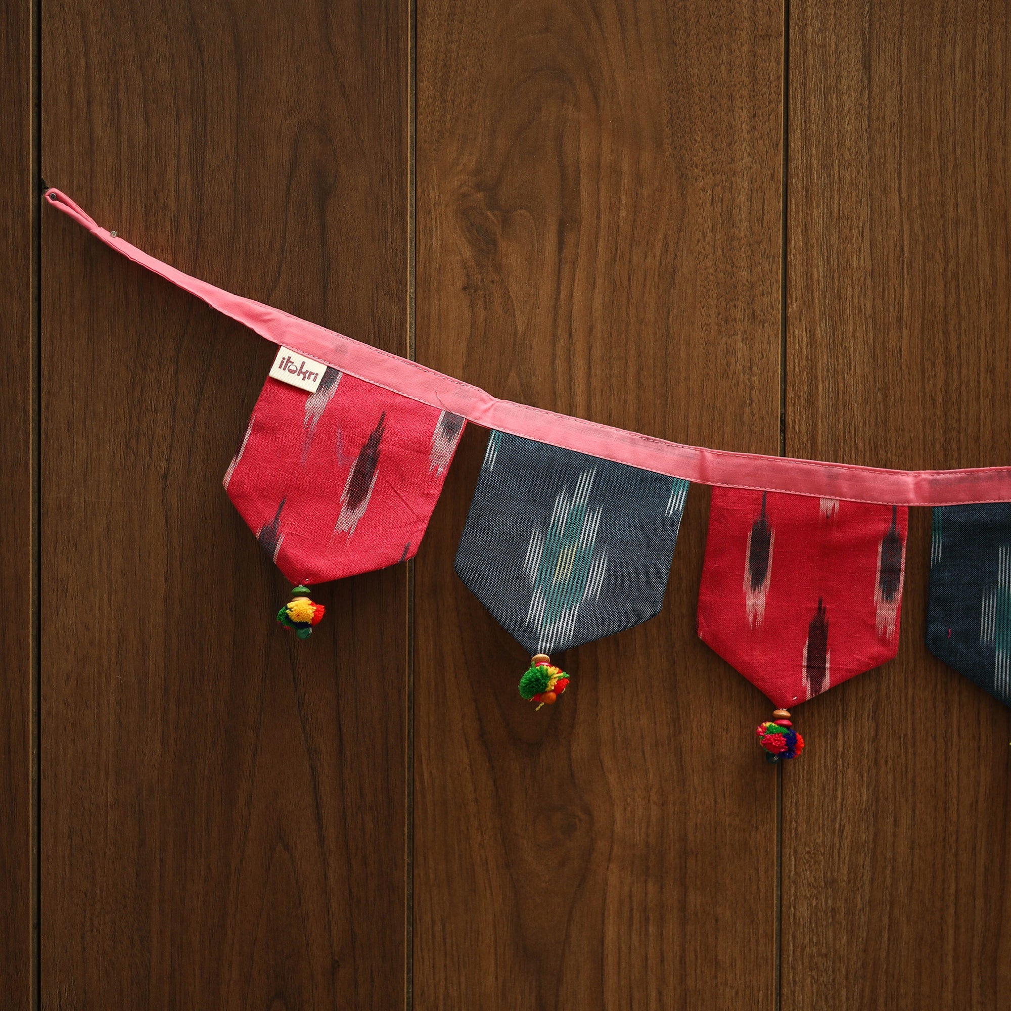 Multicolor - handmade fabric toran for home decor 14